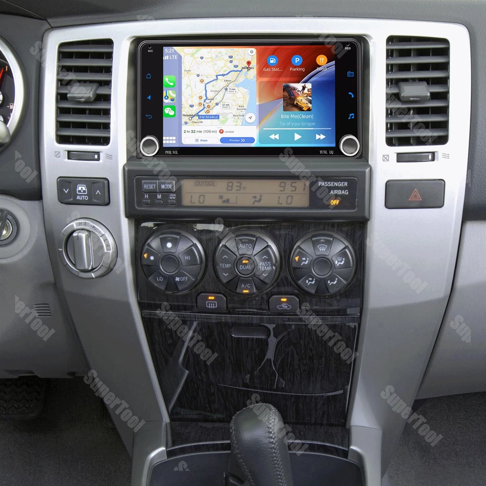 4+64G GPS Navi Carplay Car Stereo Radio Head Unit For 2003-2009 Toyota 4-Runner - Изображение 4 из 4