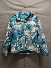 Liquid Freerider Jacket Women Extra Small Blue Teal Snowboarding Water Resistant