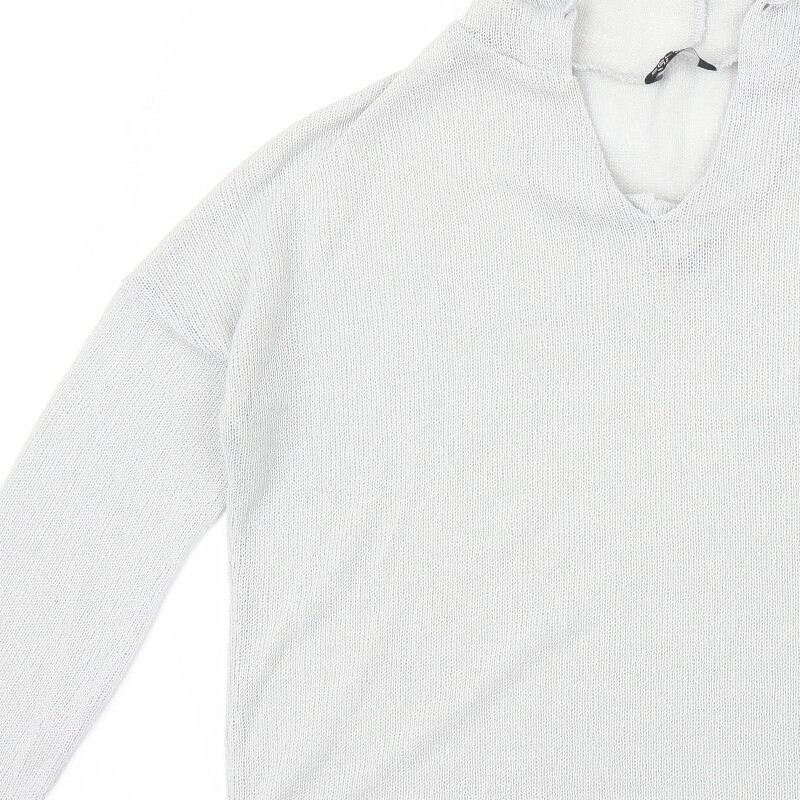 Select Womens Grey 100% Polyester Pullover Hoodie… - image 11