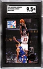 1993-94 Skybox Premium Michael Jordan Card #14 NBA On NBC Chicago Bulls SGC 9.5