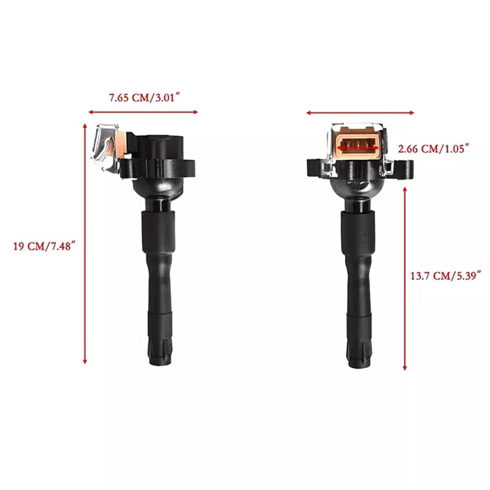 6Pcs Ignition Coil 0221504029 Fits For BMW E36 E46 E39 E38 E53 323i 528i 325xi Foto 4 de 4