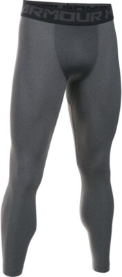 Under Armour HeatGear Herren Kompressionsstrumpfhose Grau Medium Base Layer Leggings