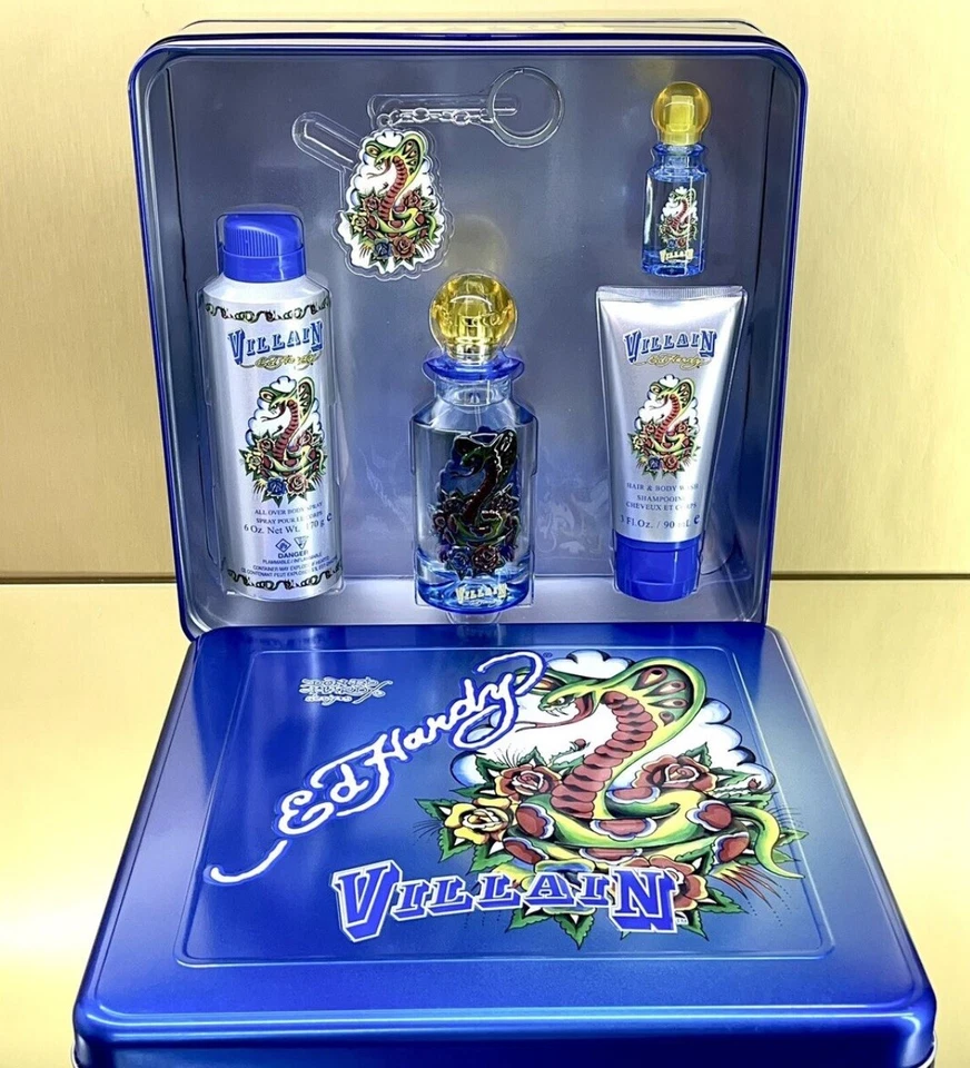 Juego de 5 perfumes EdHardy Villian Foto 3 de 3
