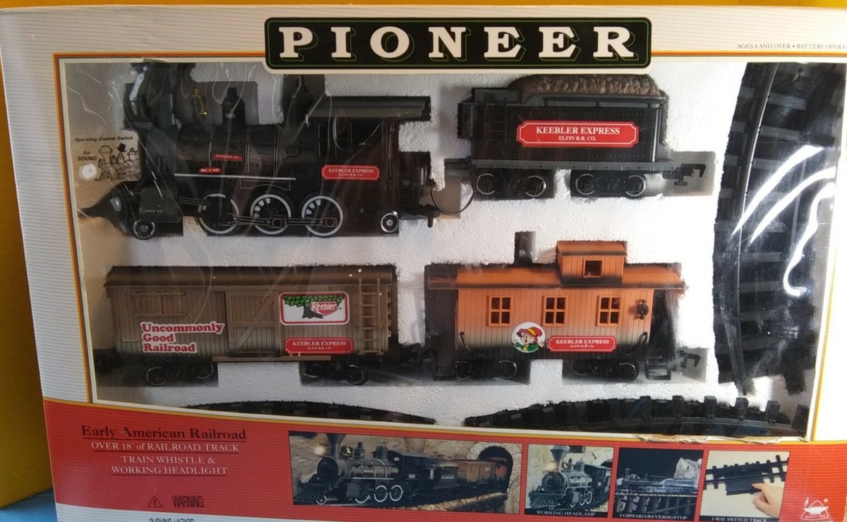 1996 VTG NEW BRIGHT PIONEER NO.180 KEEBLER EXPRESS TRAIN SET