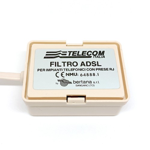Filtro ADSL Telecom Sdoppiatore 2 Prese RJ11 Femmina + 1 Spina RJ11 Maschio - Foto 3 di 4