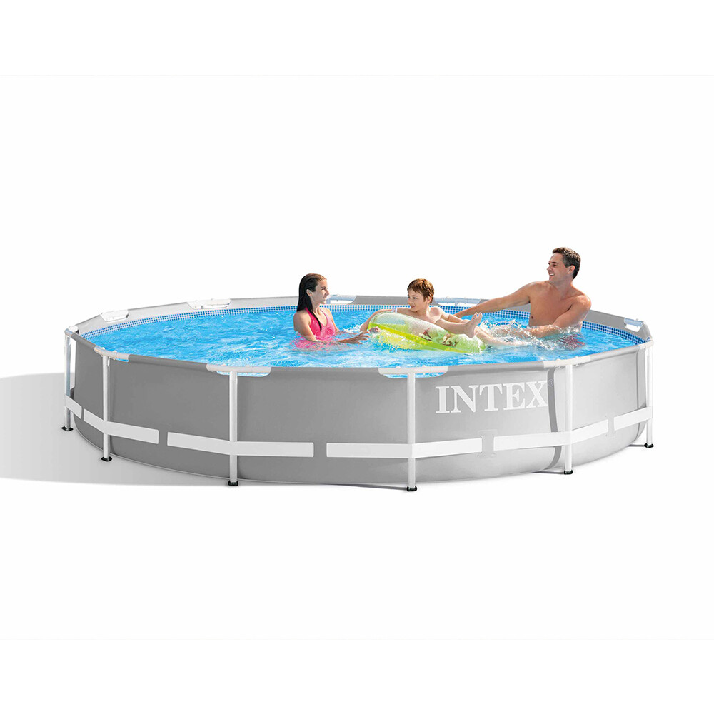 Piscina Elevada Desmontable Intex 26710 Ex 28710 Redonda Prism Frame 366x76 cm