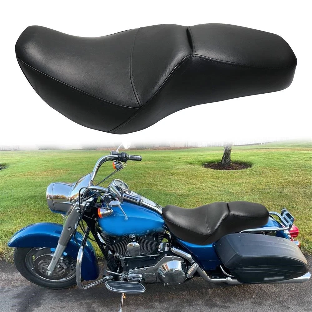 Seat For Harley 2 Up Rider Passenger Cushion Road King 1997 1998