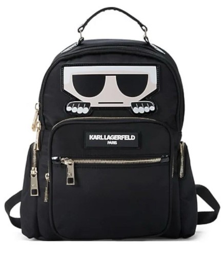 KARL LAGERFIELD Let’s Go TRAVEL Rucksack Schwarz Neu. 200 $