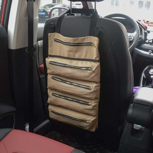 Multi-Purpose Roll Up Tool Bag Wrench Roll Organizer Pouch Car Camping Gear Bags - Picture 20 of 21