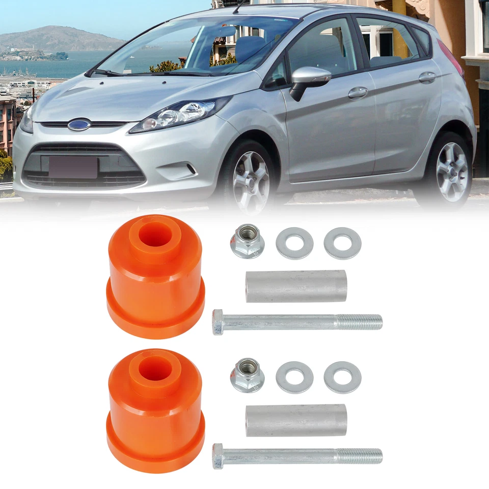 For 2008-2016 Ford Fiesta MK7 Rear Axle Beam Bushes in Poly with Fixings 2 Sets - Image 4 of 4