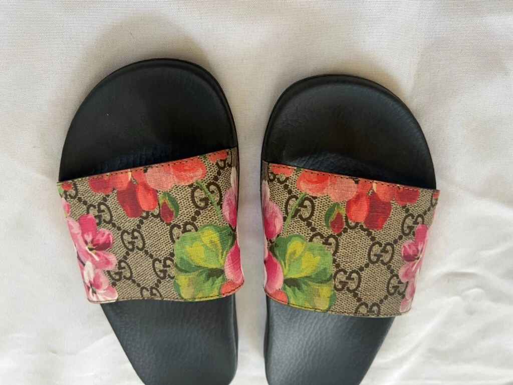 Gucci gg blooms supreme slide cheap sandals