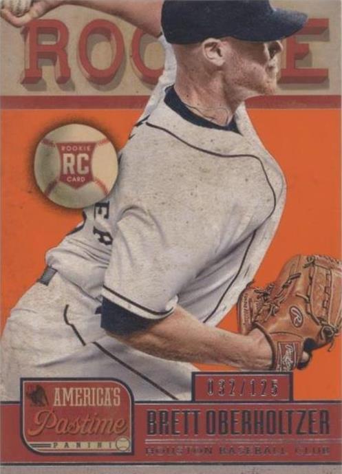 2013 Panini America's Pastime - Brett Oberholtzer #224 - 1 of 1