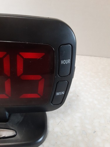 Equity Large 2" Red Display LED Digital Electric Alarm Clock - Picture 4 of 5