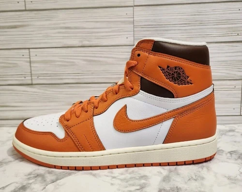 Wmns Nike Air Jordan 1 Retro High OG Starfish Size 11.5 W / 10 Mens DO9369-101
