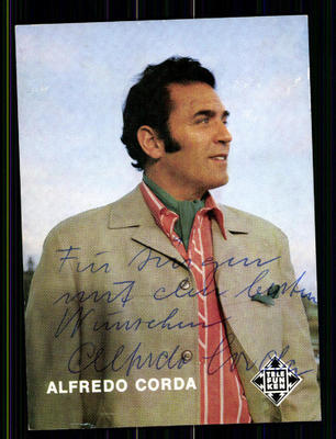 Alfredo Corda Autogrammkarte Original Signiert ## BC 6551