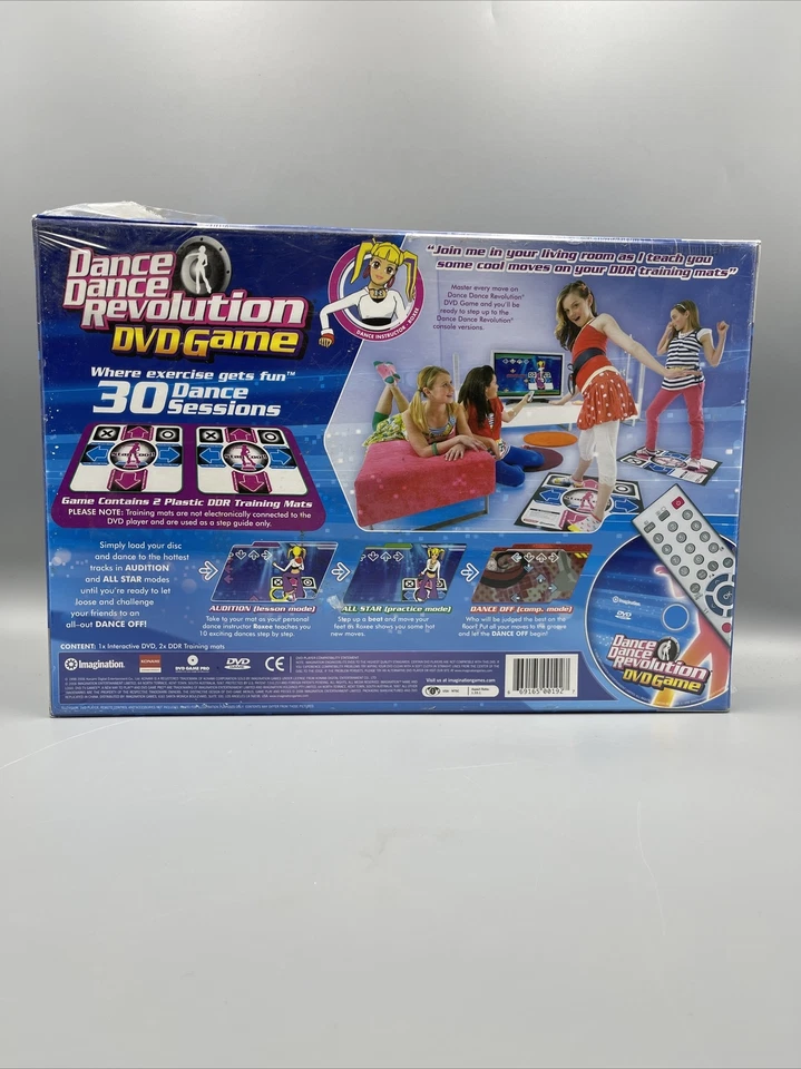 Imagination Dance Dance Revolution Interactive DVD Game Complete New Sealed Box  - Image 2 of 2