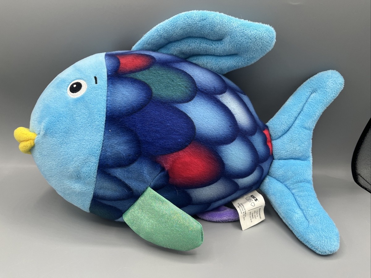 Kohl's Cares The Rainbow Fish 12 Inch Plush Glittering Scales Multicolor Toy