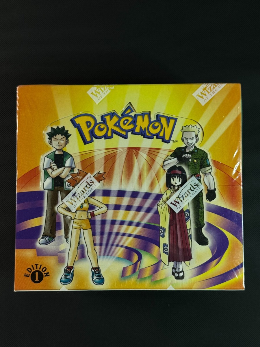 ポケモンカードゲーム　英語版未開封BOX GYM HEROES Wizards of the Coast 1st Edition Pokemon Gym Heroes Booster