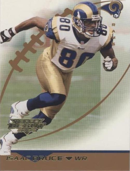 2002 Topps Debut Isaac Bruce #58 - 1 of 2