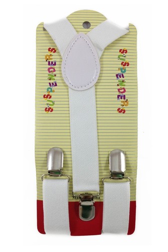Kids Boy Girls Toddler Clip-on Suspenders Elastic Adjustable Braces - Picture 15 of 37
