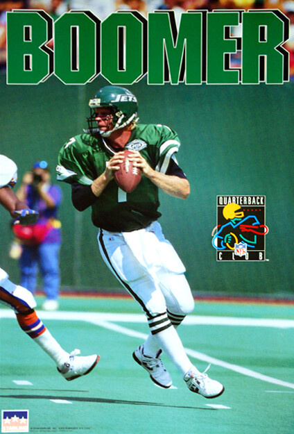 BOOMER ESIASON 1993 New York Jets QB Vintage Starline NFL Action