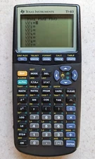 Texas Instruments Ti-83 Graphing Calculator w/Cover TESTED!