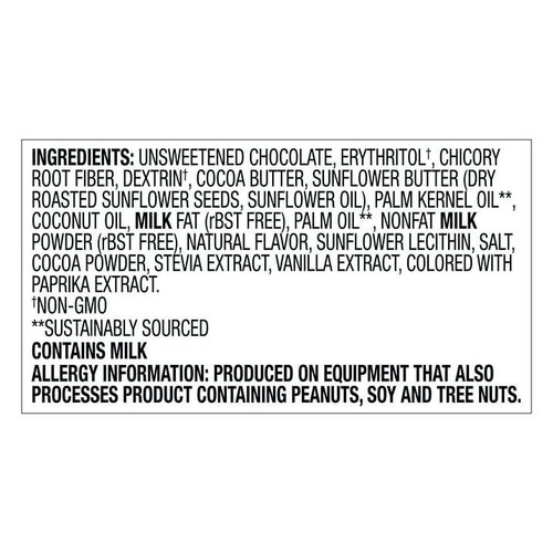 Lily'S Dark Chocolate Creamy Caramel Filled Bar 2.8 Oz Pack Of 4 - 第 4/4 張圖片