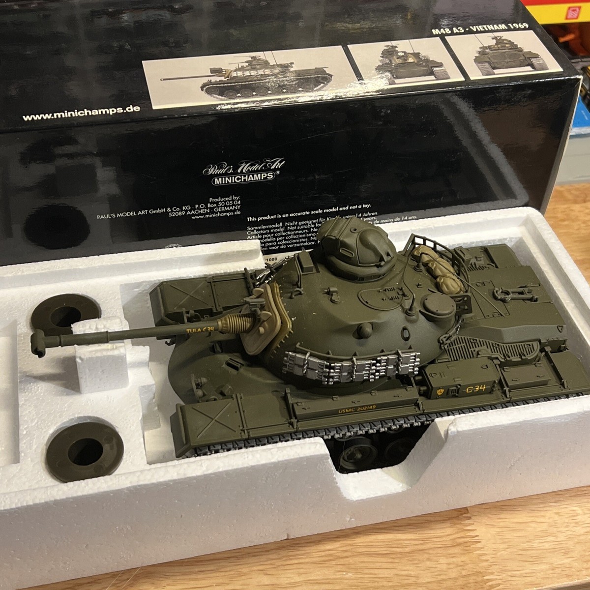 MINICHAMPS M48 A3 タンクモデル 1969年 MINICHAMPS M48 A3 タンクモデル 1969年