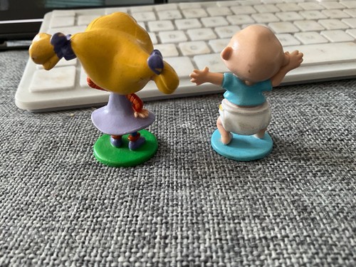 VINTAGE RUGRATS TOMMY PICKLES & ANGELICA ANCHOR FIGURES 1 & 2 - Picture 2 of 3