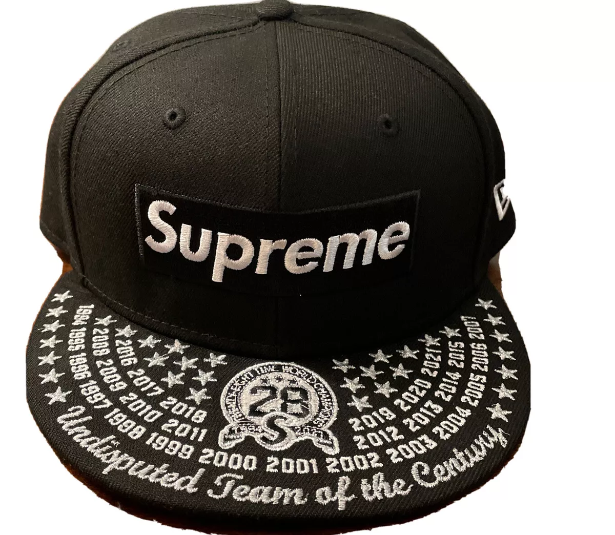 7 3/8】Supreme Undisputed BoxLogo NewEra-