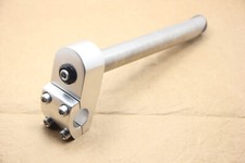 Vástago de pluma para bicicleta 25,4 x 250 mm abrazadera 25,4 cromo
