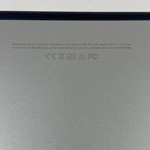 Broken 2017 Apple MacBook Air 13.3" i5 1.8GHz 8GB RAM 512GB SSD MQD32LL/A - Afbeelding 5 van 5