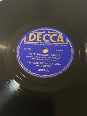 SACASAS ROYAL HAVANA ORCHESTRA - THE BREEZE AND I / ELUBE CHANGO ( RUMBA)