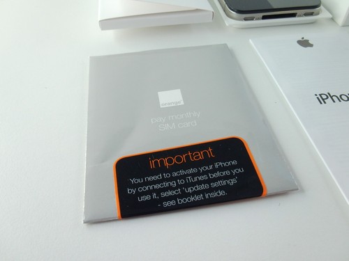 NEW Apple iPhone 4 8gb - A1332 - w/ *Sealed Orange Sim Card* - Rare 2010 OFFERS - Picture 7 of 18