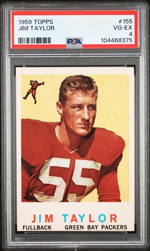 1959 Topps #155 Jim Taylor PSA 4