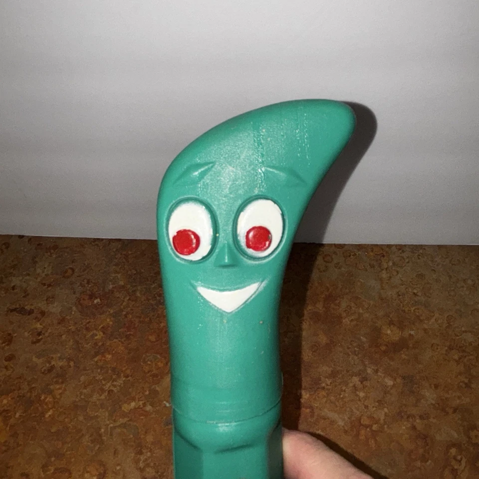 罕见复古 1967 Gumby Jumbo 铅笔盒 Lakeside Industries — 第 2/4 张图片