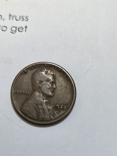 1925 S Lincoln Wheat Cent Good Details #3
