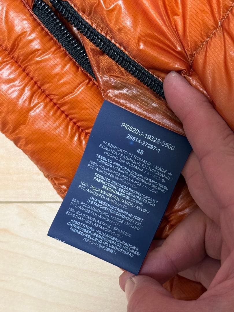 HERNO Reversible Down Jacket Orange Burgundy Hood… - image 6