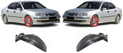 NEU Für Saab 9-3 2002-2007 Front Kotflügel Spritzschutz Set L & R