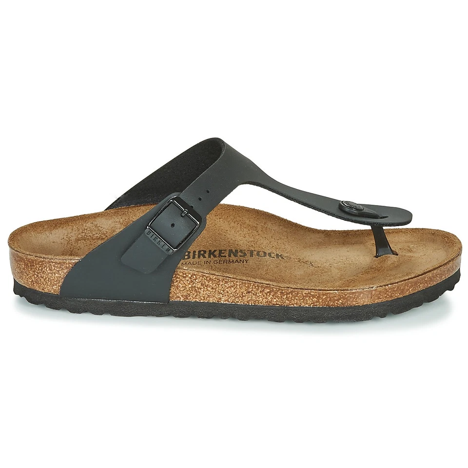 Birkenstock Gizeh Black Nere Infradito Uomo Calzata Regular Fit Donna Sandalo - Immagine 2 di 4