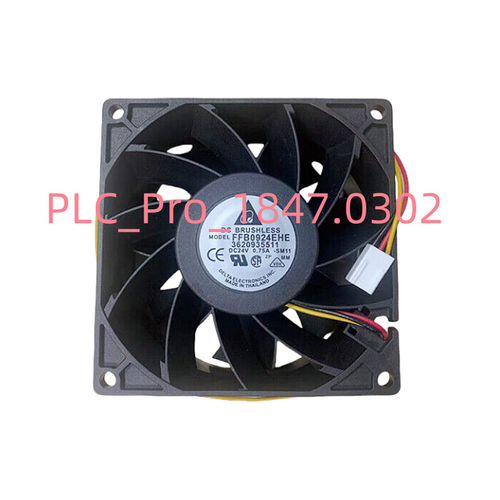 NEW Delta Brushless Fan FFB0924EHE DC 24V 0.75A 92x92x38 Mm 3 Wires Fast Ship - 第 1/4 張圖片