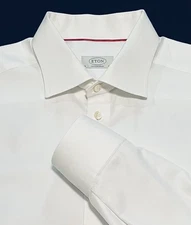 ETON Mens XL Contemporary Formal Dress Shirt-44x17.5-White