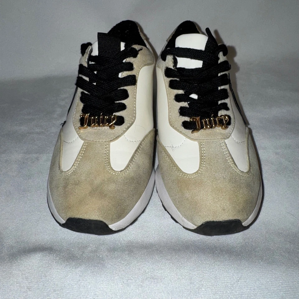 Zapatillas deportivas informales Juicy Couture para mujer talla 6 de caña baja con logotipo JC Foto 3 de 4