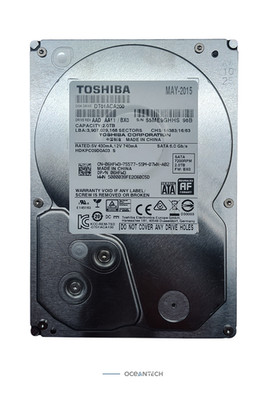 Toshiba 06HFW3 2TB HDD 7.2K RPM 3.5'' SATA Model: DT01ACA200 DP/N: 6HFW3