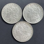 1880 - O /  1889 / 1900 Morgan Silver Dollar US Coin Lot Of 3