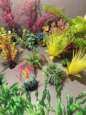 Premium Artificial Aquarium Plant Package for Fish Tank, THE MEG ...