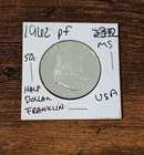 USA 1/2 Dollar~ Franklin Half Dollar 1962 Proof~* MS~ 50 Cents Silver Coin