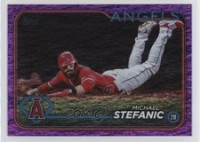 2024 Topps Update Purple Holo Foilboard 651/799 Michael Stefanic #US219 09wa