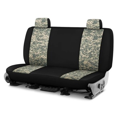 For GMC K1500 92-94 Camo 1st Row Digital Green w Black Custom Seat Covers