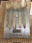 5 Pieces Of Towle ROSE SOLITAIRE Sterling. 7.10 Oz